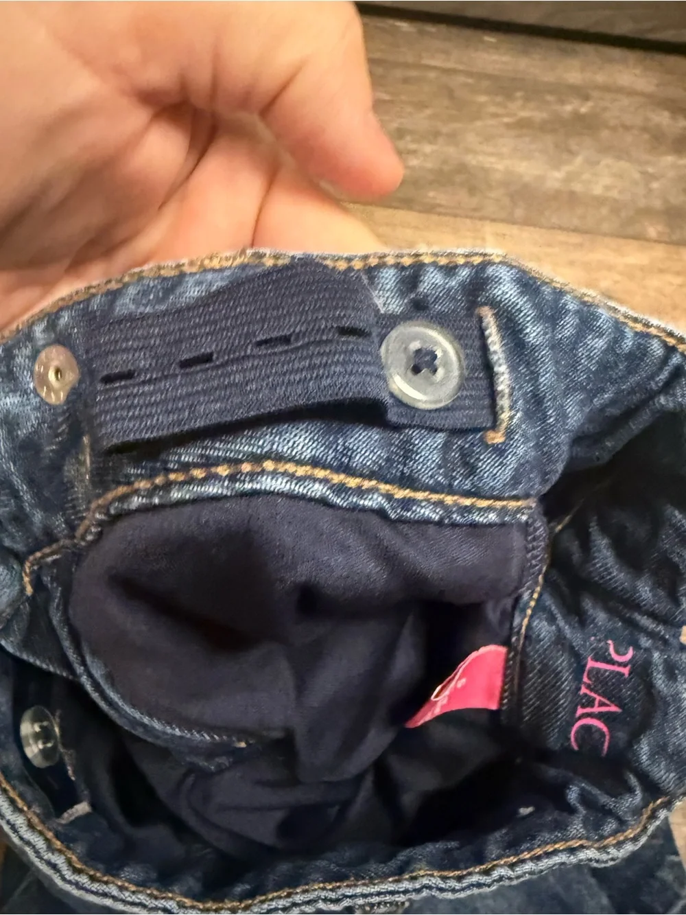 Children’s place size 5 Denim Tiered Ruffle Mini Skort  - Blue